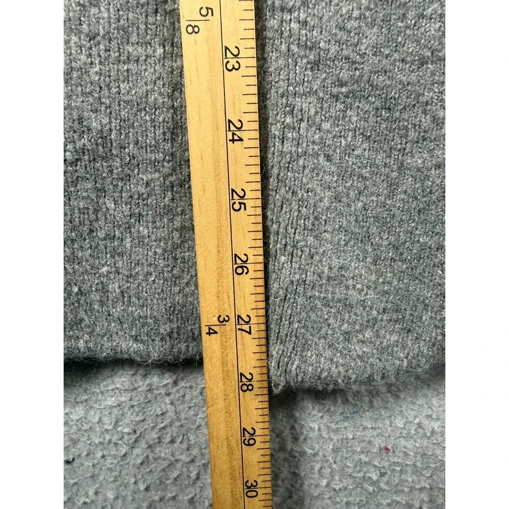 J Crew‎ Gray Oversized Cardigan Blazer Sweater Womens XXS 2XS Wool Blend Preppy